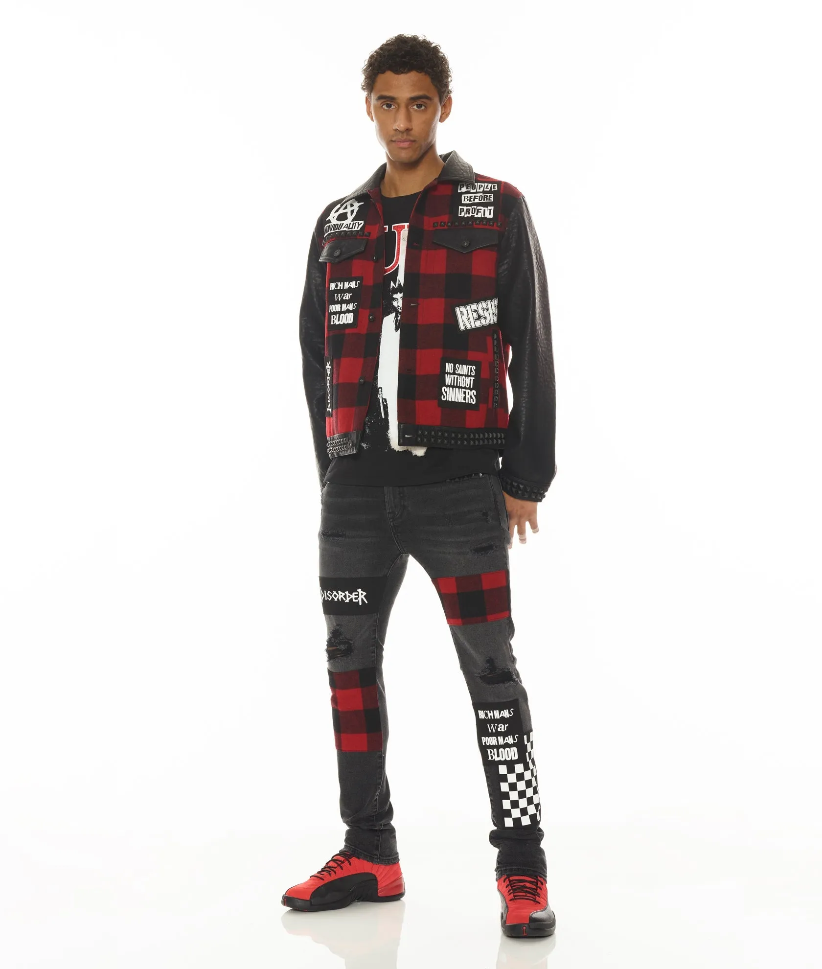 TYPE II DENIM JACKET IN PLAID