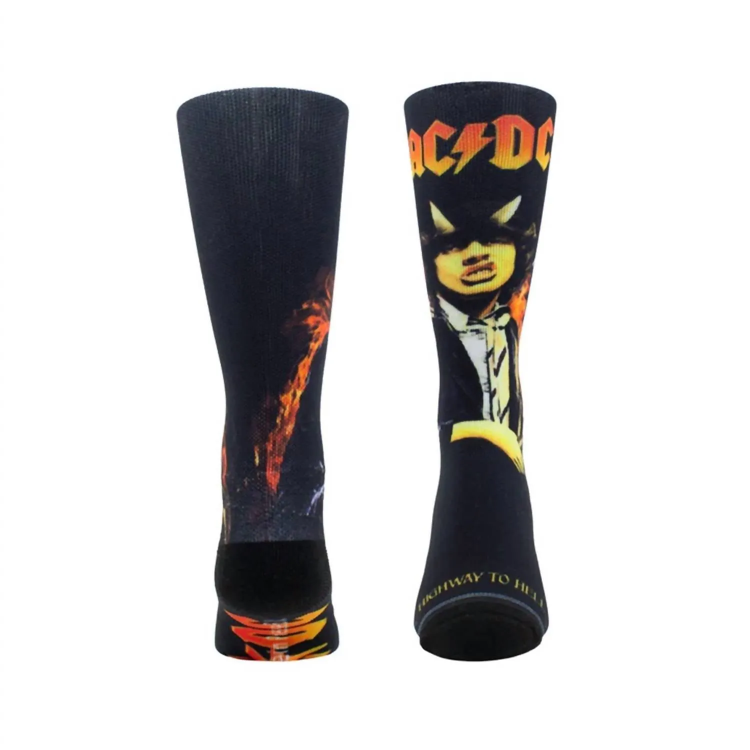 Unisex - Ac/dc Highway To Hell Sock In Black