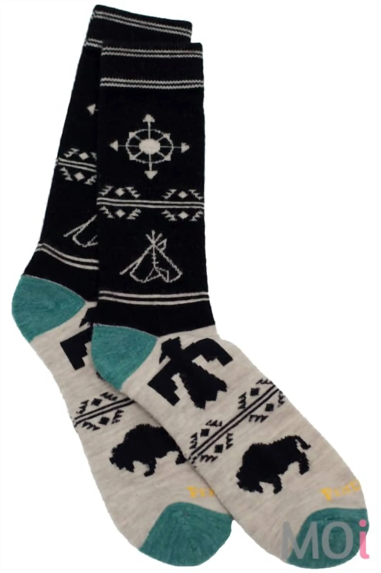 Unisex Navigator Crew Socks In Black