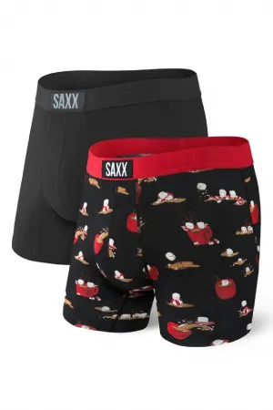 Vibe Boxer Brief 2 Pack In Print/solid