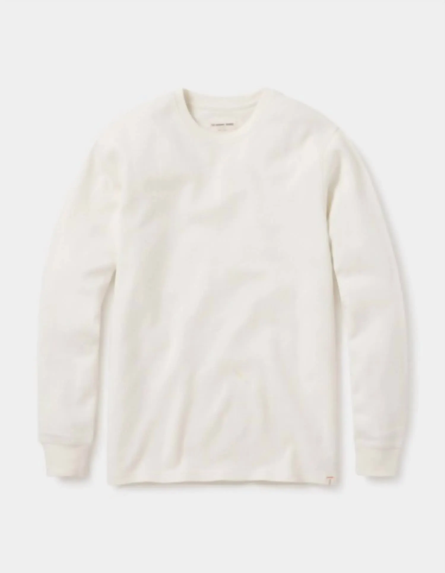 Vintage Thermal Crew Sweater In Ivory