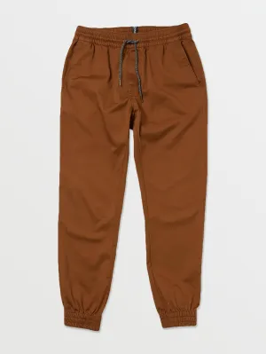 Volcom Frickin Slim Jogger Men's Pants Mud Volcom