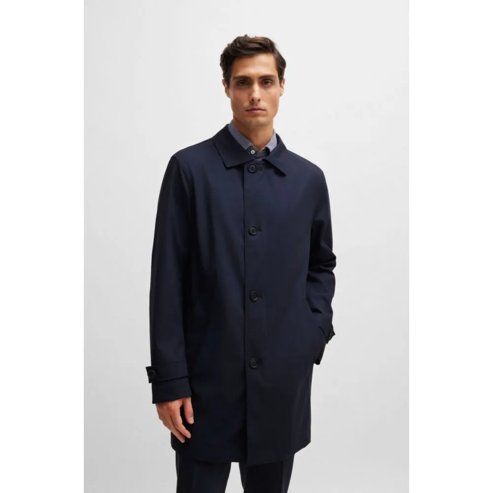 Waterproof coat blended with wool