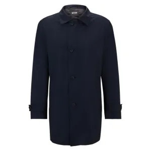 Waterproof coat blended with wool