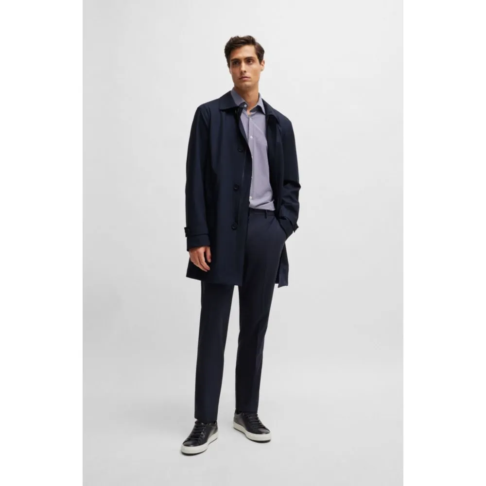 Waterproof coat blended with wool