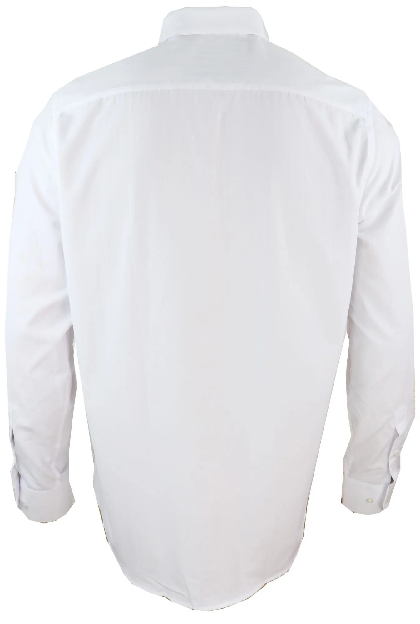 White Club Collar Shirt With Bar Poplin Pin