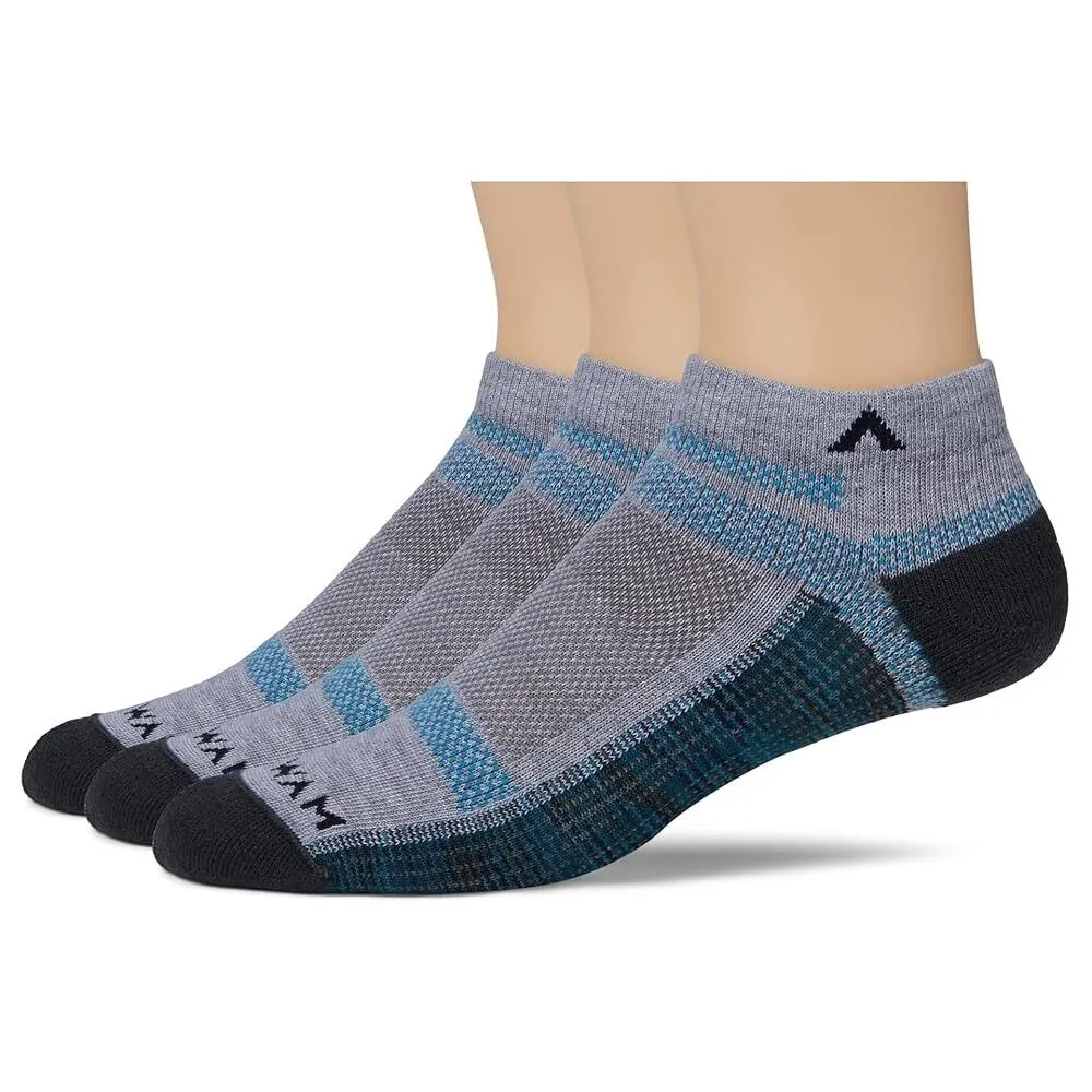 Wigwam Ultra Cool-Lite Low Low Cut Socks Unisex Large Caribbean Stretch ERK316
