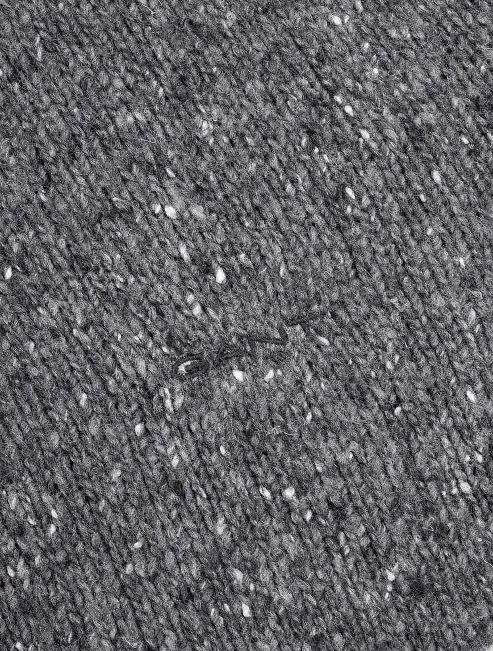Wool Neps Crew Neck Antracite Melange