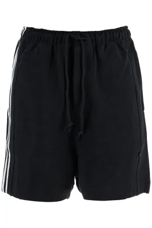Y-3 Men's  Cotton Shorts With  Stripes