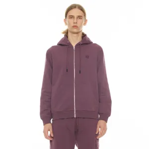 ZIP HOODY IN GRAPE COMPOTE